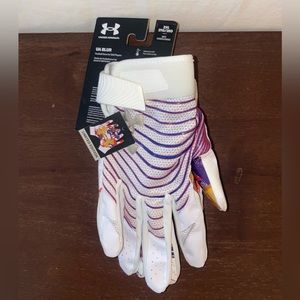 Men's Size XXL Under Armour UA Blur Limited Edition Football Gloves 1360947
